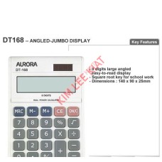 Aurora Angled Jumbo Display Calculator DT-168 (8Digits)