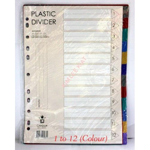 Colour Plastic Divider 