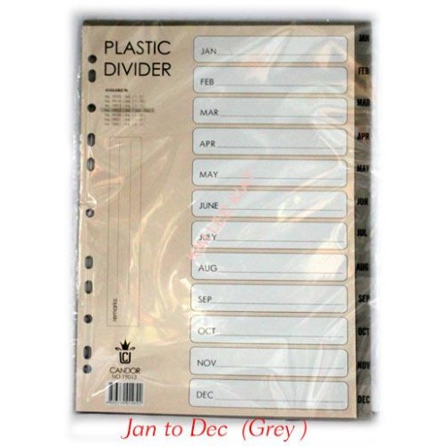 Grey Plastic Divider