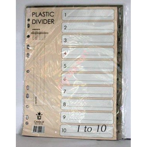 Grey Plastic Divider