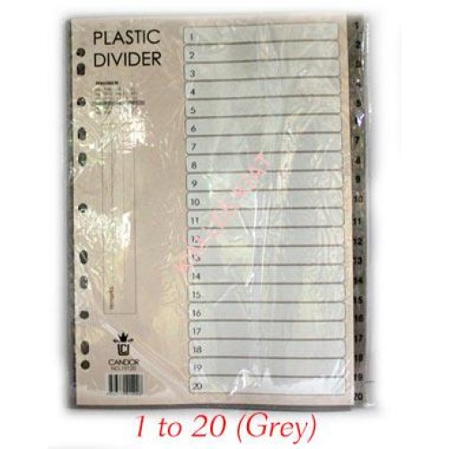 Grey Plastic Divider