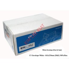 C5 Envelope White -162x229mm (P&S) 500's/Box