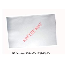 B5 Envelope White -7'x 10' (P&S) 1's
