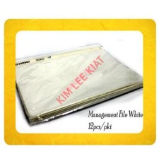 Management Plastic File A4 (White)