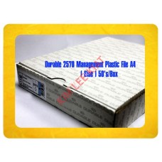 Durable 2570 Management Plastic File A4 (Blue) 50Pcs/ Box