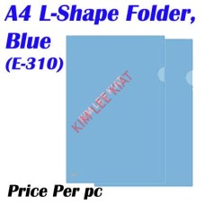 A4 L-Shape Folder - Blue (E-310)