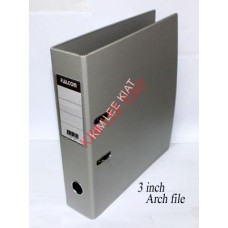 PVC 3Inch A4 Arch File (Light Grey)