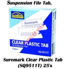 SureMark Plastic Tab for Suspen file 25's (SQ9511T)