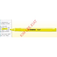Highlighter, Stabilo Flash Pen (Yellow) (#555/24)