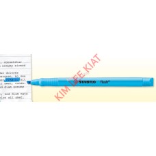 Highlighter, Stabilo Flash Pen (Blue) (#555/31)