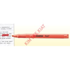 Highlighter, Stabilo Flash Pen (Red) (#555/40)