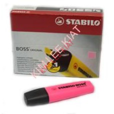 Stabilo Boss  Highlighter (Pink) 10pcs - (#70)