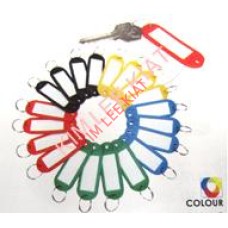 Key Tag Assorted Colour Round (3328) 20'S