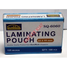 Laminating Pouch-125 Micron (65x99mm) - (SQ6060)