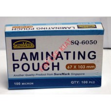 Laminating Pouch-100 Micron (67x103mm) - (SQ6050)
