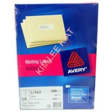 Avery Addressing Labels (L7163) (99.1X38.1) 14 Label