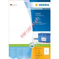 Herma Labels #4282 (210x148) 2 Label x100's