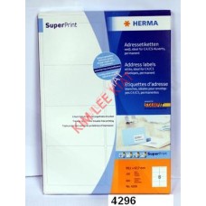 Herma Labels #4269 (99.1x67.7) 8Labelx100's