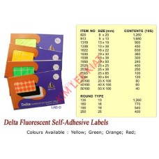Delta Fluorescent Self-Adhesive Labels