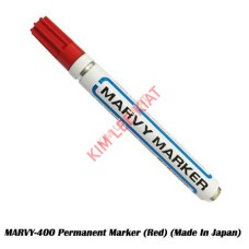 MARVY-400 Permanent Marker (Red) (Made In Japan)