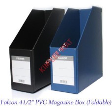 4.5'' PVC Magazine Box (Foldable) - BLACK