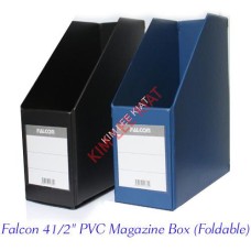 4.5'' PVC Magazine Box (Foldable) - BLUE