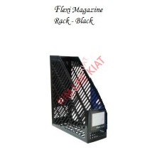 Flexi Plastic Magazine Holder 9881 (Black)