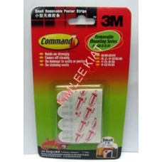 3M Small Removeable Poster Strips 17022P 16'S