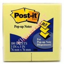 3M Post It Pop-Up Note 3x3 Yellow (R330YW)