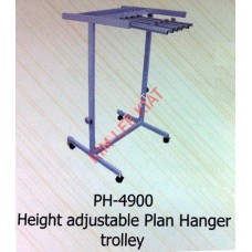 Plan Hanger Trolley Height adjustable PH-4900 with 10pcs AO size Clamp