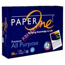 A4-Paper One TM All Purpose Premium Paper 80g (Interval Quantity for ordering 5 Reams) - Blue Packing