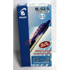 Pilot 0.5 G2 Gel Ink Ball Pen (Blue) 12pcs - BLG25