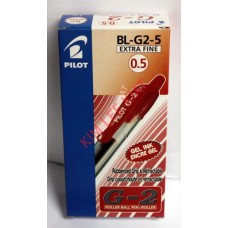 Pilot 0.5 G2 Gel Ink Ball Pen (Red) 12pcs - BLG25