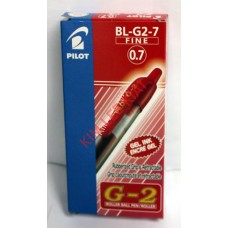 Pilot 0.7  G2  Gel Ink Ball Pen (Red) 12pcs   - BLG27