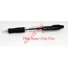 Pilot 0.7  Super Grip Ball Pen (Black) Fine 1pcs -BPGP-10R-F