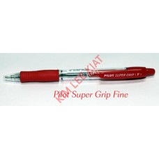 Pilot 0.7 Super Grip Ball Pen (Red) Fine 1pcs-BPGP-10R-F