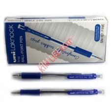 Uni Laknock Ball Point Pen SN-101(Fine) - BLUE
