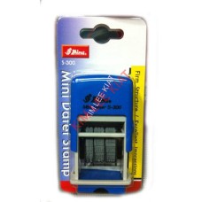 Self Inking Stamp - BLUE  Date Printer  (S300)