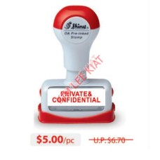 Self Inking Stamp - Private & Confidential (NP19)