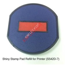 Shiny Stamp Pad Refill for Printer (S542D-7) Blue &Red 1's
