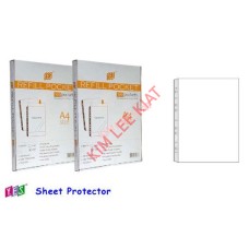 Y.E.S. A4 Sheet Protector 0.06mm (100's/Box) Clear