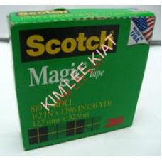 3M Scotch Magic Tape 3/4' x 36yds (810)