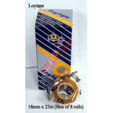 Loytape Cellulose Tape 18mmx25yds X8ROLLS/BOX