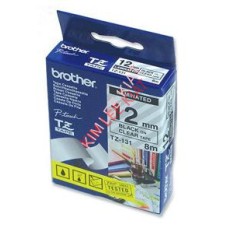 Brother TZe-131 12mm Black on Clear Tape Casette