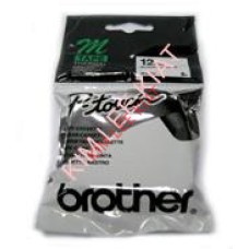 Brother (MK-231) 12mm Black on White Label Tape