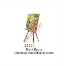 Black Epoxy Adjustable Easel Display Stand (5220)