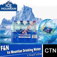 Drinking Water, Ice Mountain 1.5L  x 12's (Big Size)