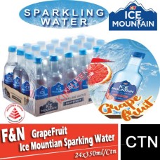 Ice Mountain Sparkling (GrapeFruit) Water 350ml/24's