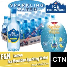 Ice Mountain Sparkling (Lemon) Water 350ml/24's