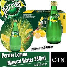 Mineral Water, PERRIER  (Lemon) 330ml x 24's